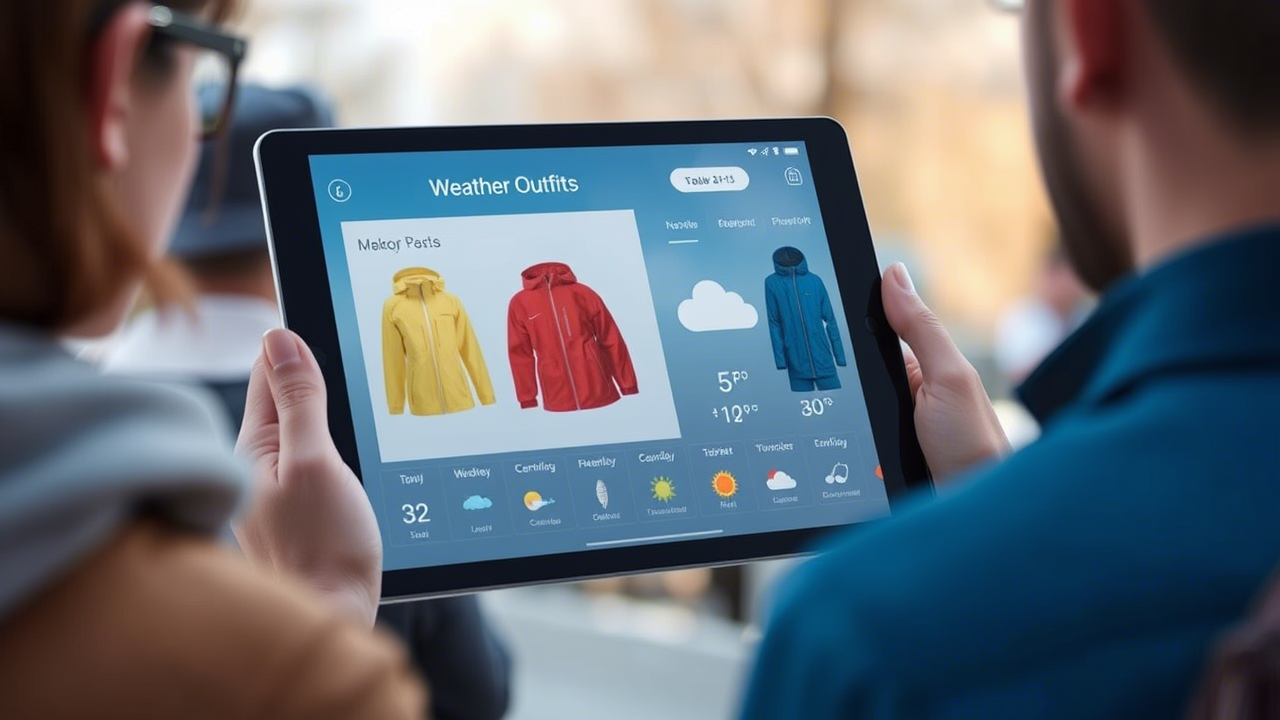 Como a IA ajuda a escolher a melhor roupa para o clima atual.